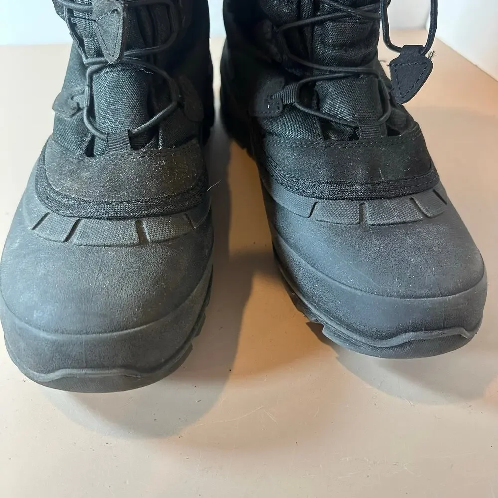 Kamik Momentum 3 Black Winter Snow Boots Faux Fur Shearling Women's 11